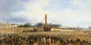 « Érection de l’obélisque de Louqsor (Louxor) sur la place de la Concorde, le 25 octobre 1836 », par François Dubois (1790-1871). © Musée Carnavalet / Roger-Viollet